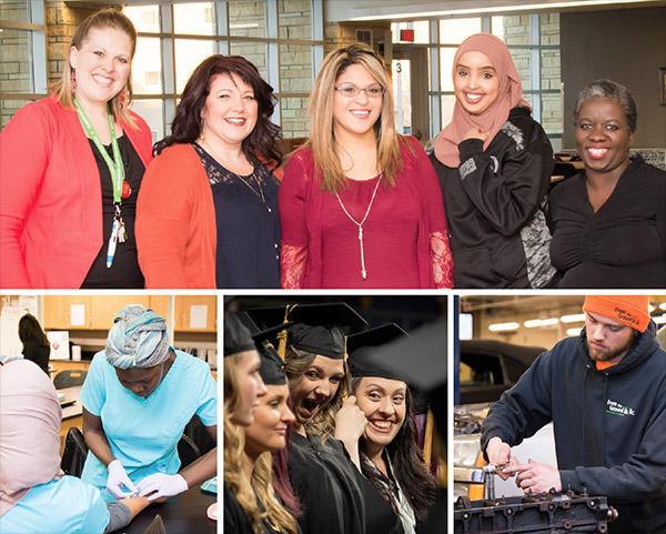 Photographic Montage of SCC students