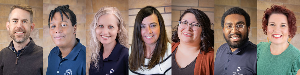 Photo of five staff members who make up the SCC Admissions team.