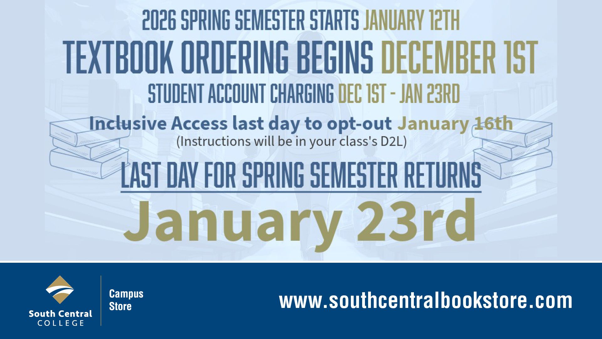 Spring 2026 Textbook Ordering