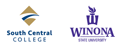 SCC and Winona State University logos